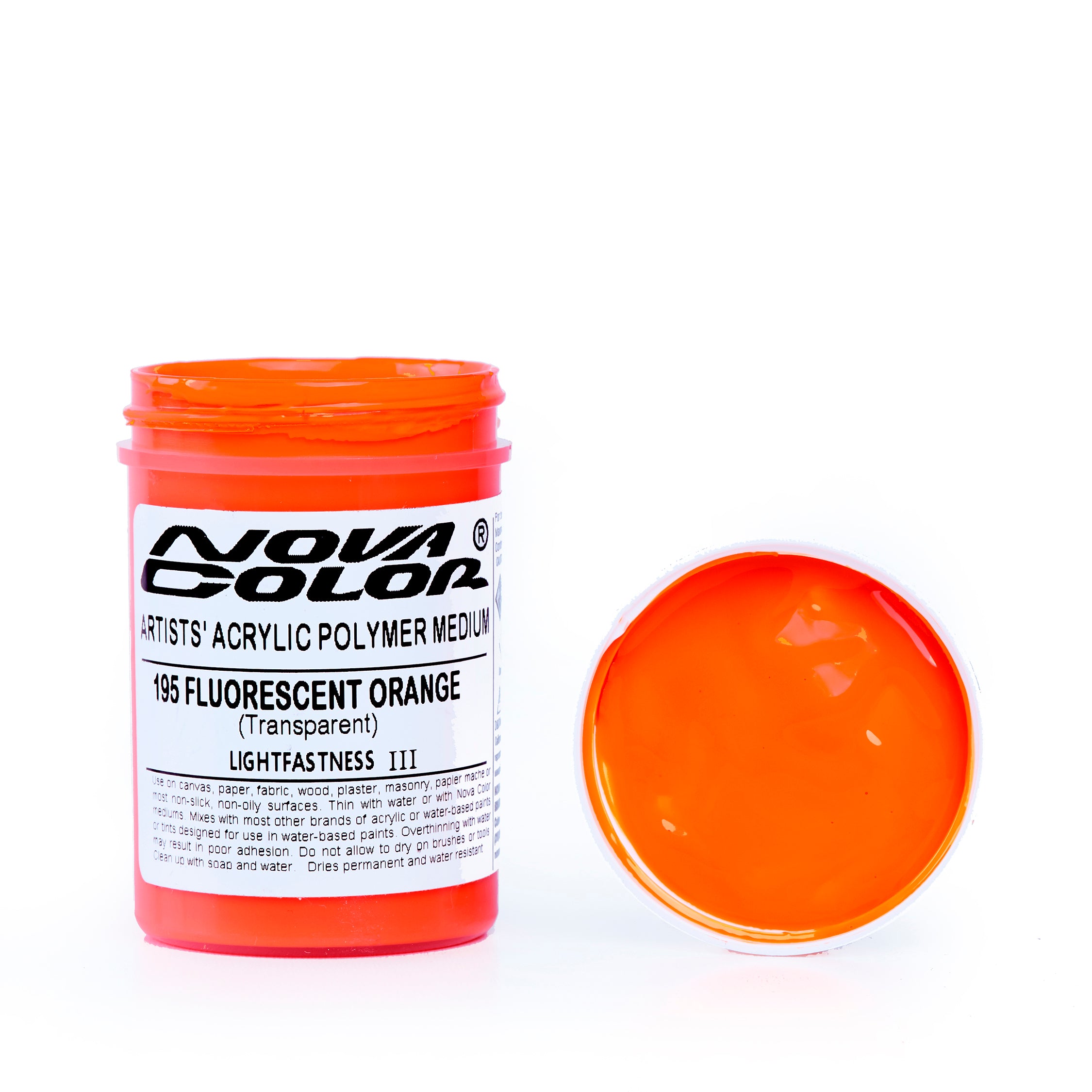 Buy #195 Fluorescent Orange - Lightfastness:, - Transparent Online