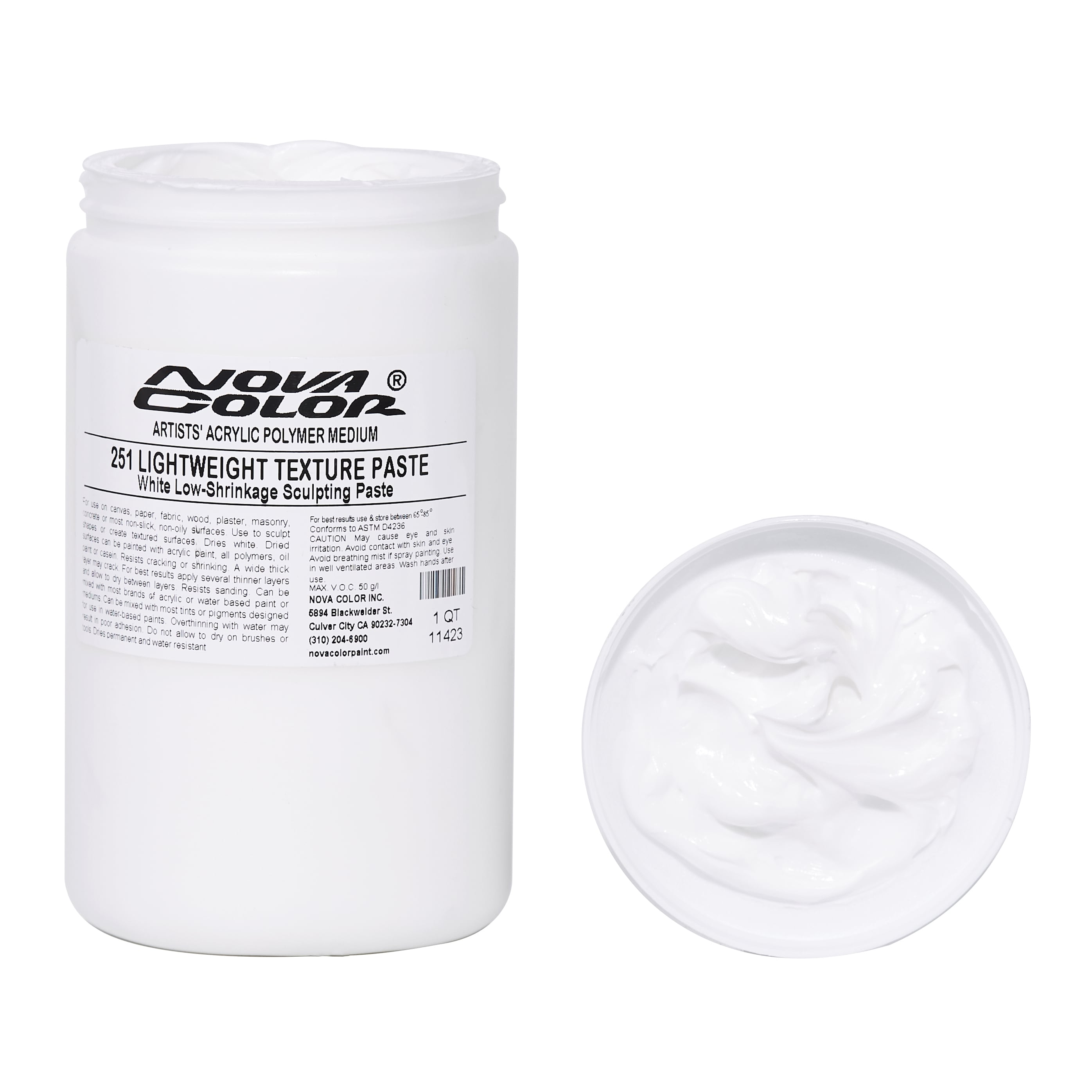 Making your own texture paste, White texture paste for Canvas  paintings