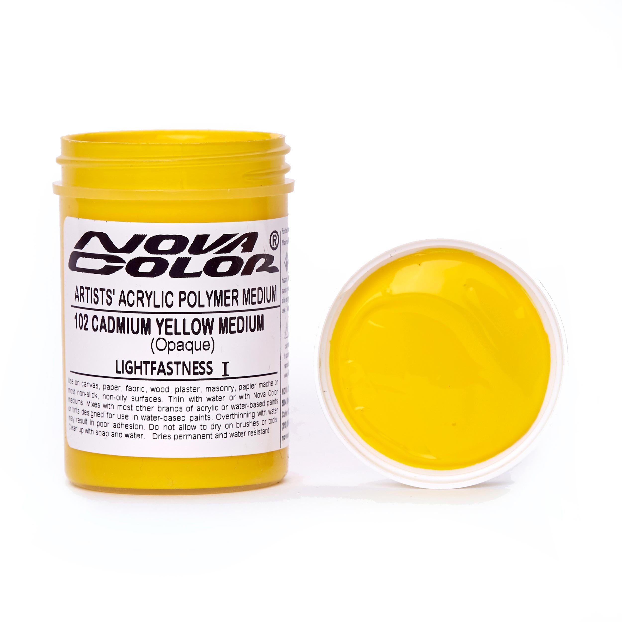4 Oz Fluid Acrylic Color Paint Color: Hansa Yellow Opaque