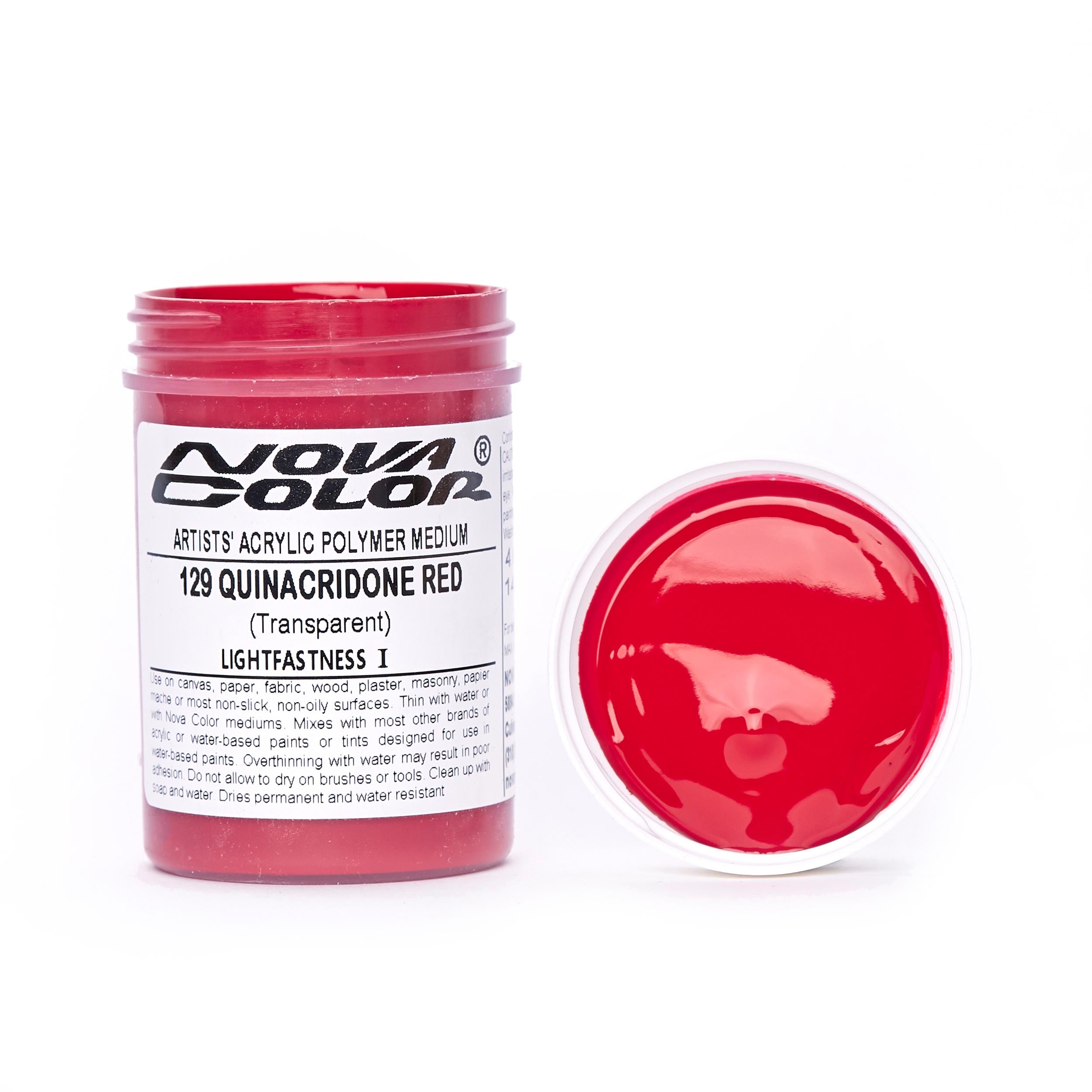 Quinacridone Red, 16oz, GOLDEN High Flow Acrylic
