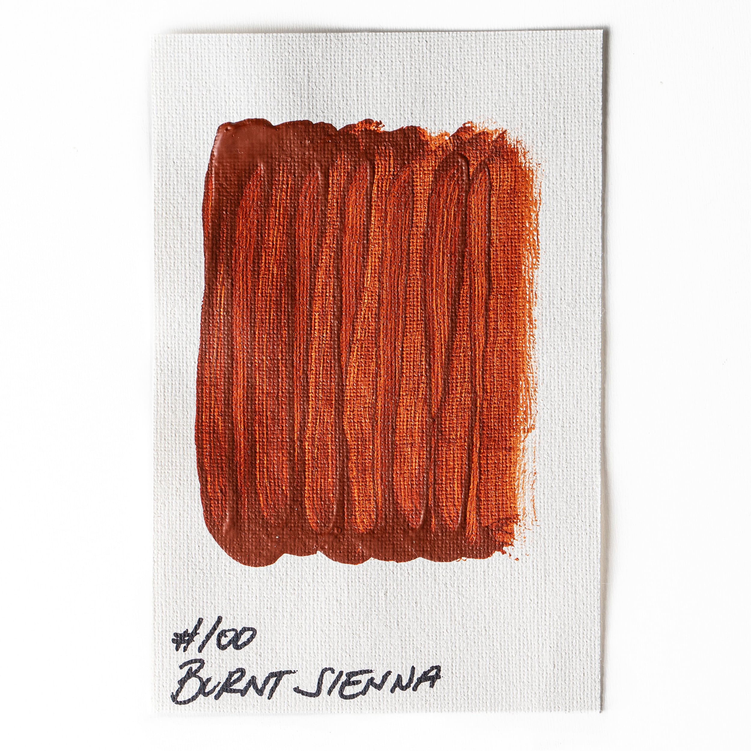 100 Burnt Sienna Acrylic Paint - Lightfast - Opaque