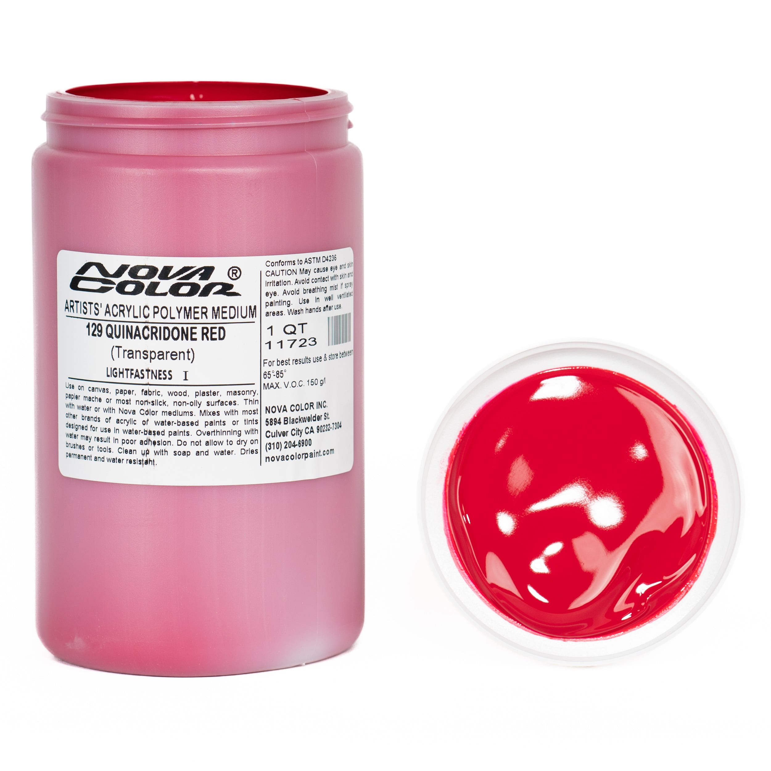 Buy #129 Quinacridone Red - Lightfastness: | - Transparent Online ...