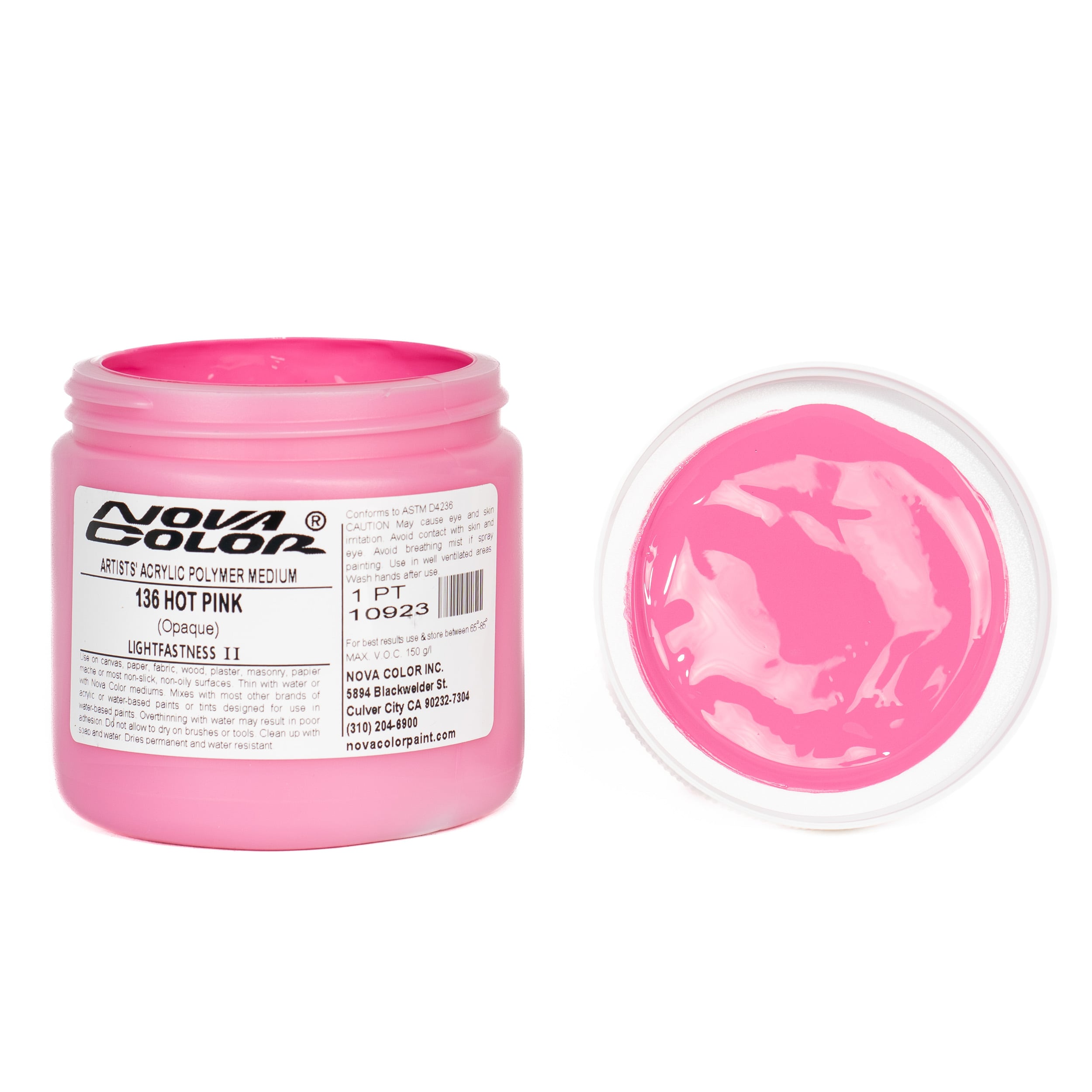 Alpha6 Alphakrylic Acrylic Paint - Hot Pink, 5 oz