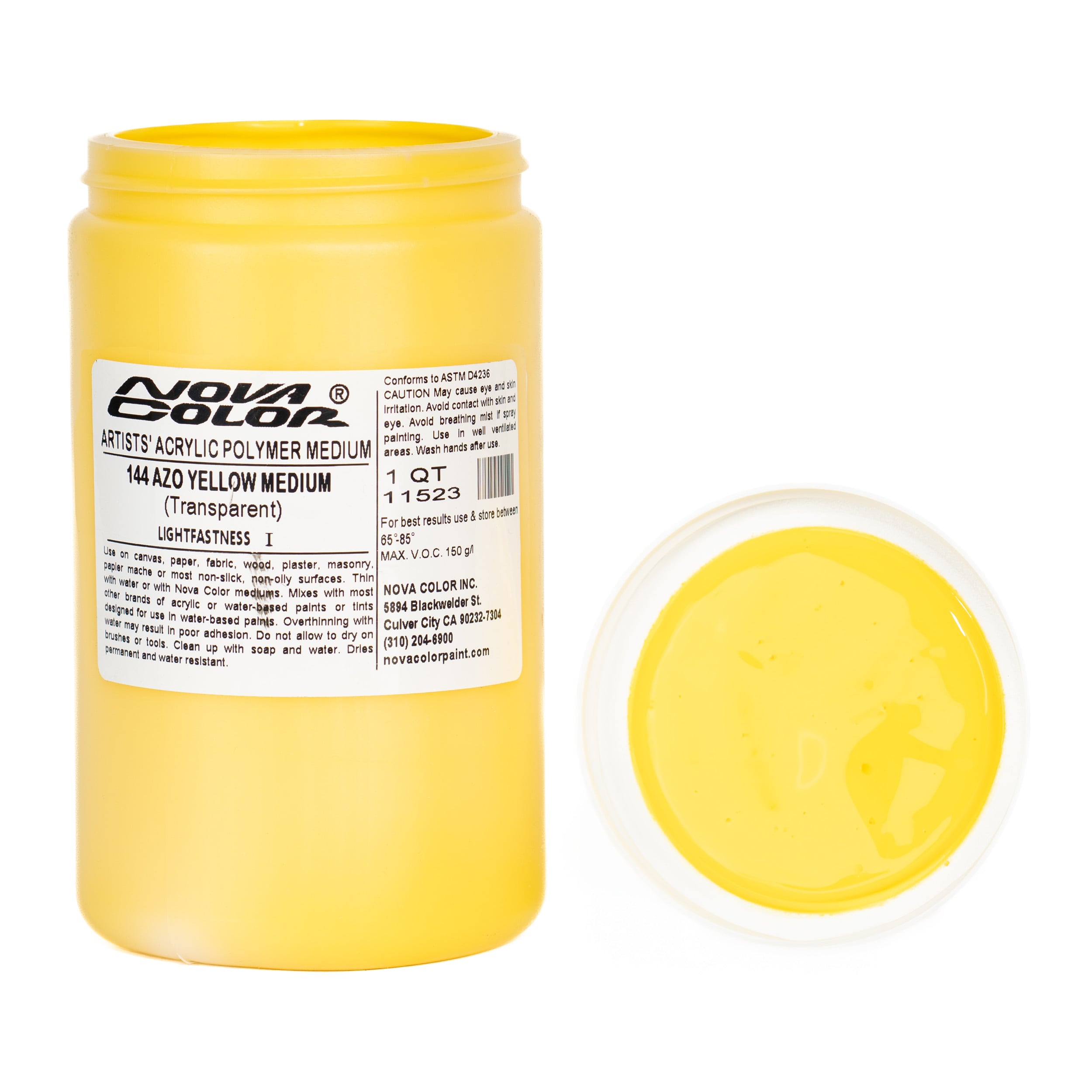 Buy #144 Azo Yellow Medium - Lightfastness