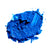 250 Coarse Lava Gel Clear Paste With Pumice - Mixed With Blue Paint