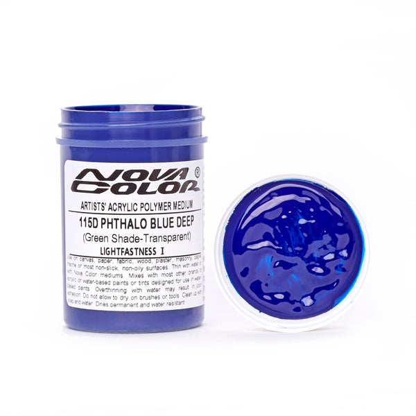 Acrylic Paint 16 oz Phthalo Blue - Rock Paint / Handy Art