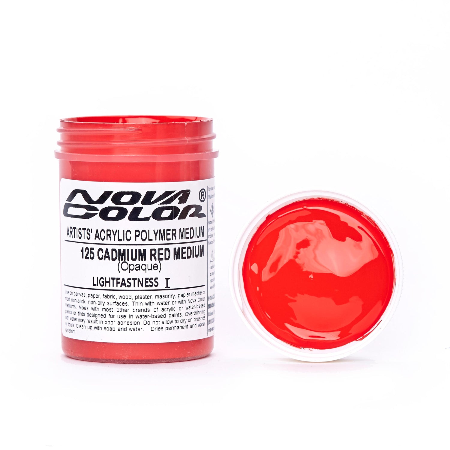 #125 Cadmium Red Medium - Lightfastness: | ** - Opaque